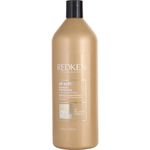 Redken All Soft Shampoo Softness For Dry Brittle Hair 33.8 oz