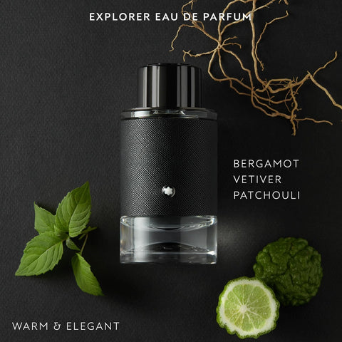 Montblanc Explorer Eau de Parfum - Long Lasting Fragrance 3.3 Fl Oz