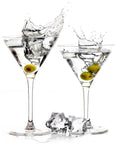 Martini Glasses - Set of 6 - 5.4 fl oz / 160 ml