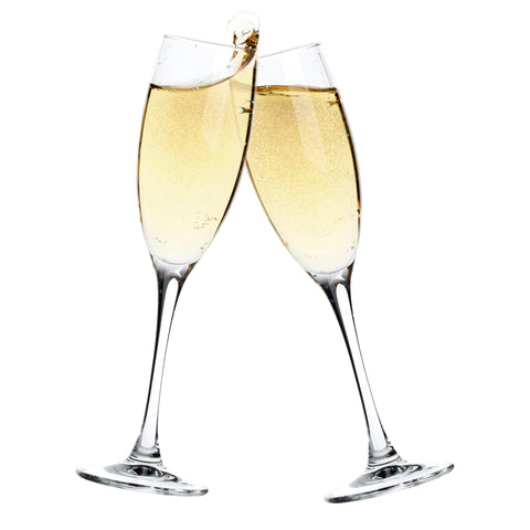 Champagne Glasses - Set of 6 - 6.25 fl oz / 185 ml