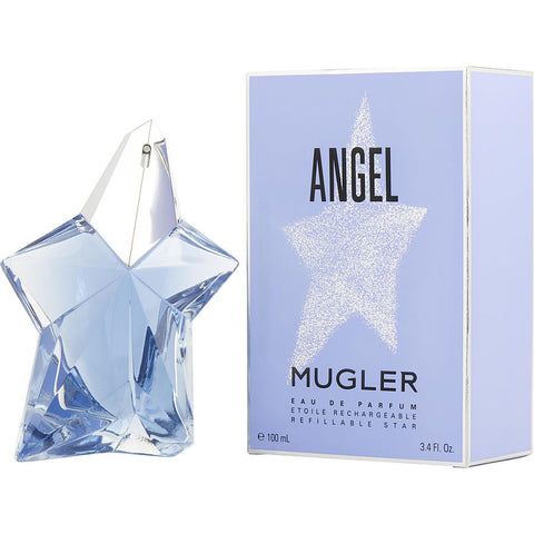 Angel Standing Star Eau De Parfum Spray Refillable 3.3 oz