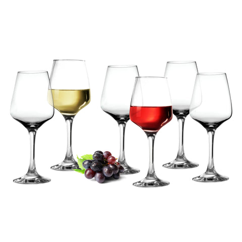 Prolisok Wine Glasses - Set of 6 - 11.8 fl oz / 350 ml