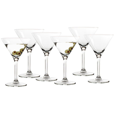 Martini Glasses - Set of 6 - 5.4 fl oz / 160 ml